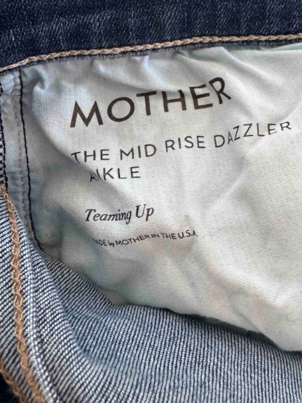 Mother ‘The Mid Rise Dazzle’ Ankle skinny - Picture 7 of 7